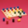 25-Hole Pegboard with Colored Pegs